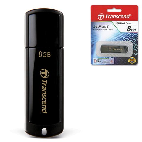 - 8 GB, TRANSCEND Jet Flash 350, USB 2.0, , TS8GJF350 