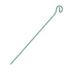 Колышек для подвязки растений, h = 50 см, d = 0.3 см, проволочный, зелёный оптом