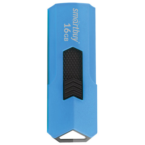 Флеш-диск 16 GB SMARTBUY Stream USB 2.0, синий, SB16GBST-B оптом