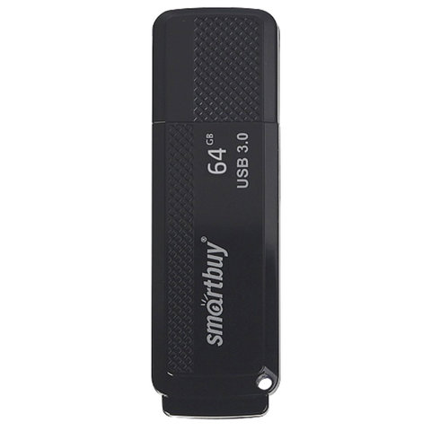 Флеш-диск 64 GB SMARTBUY Dock USB 3.0, черный, SB64GBDK-K3 оптом