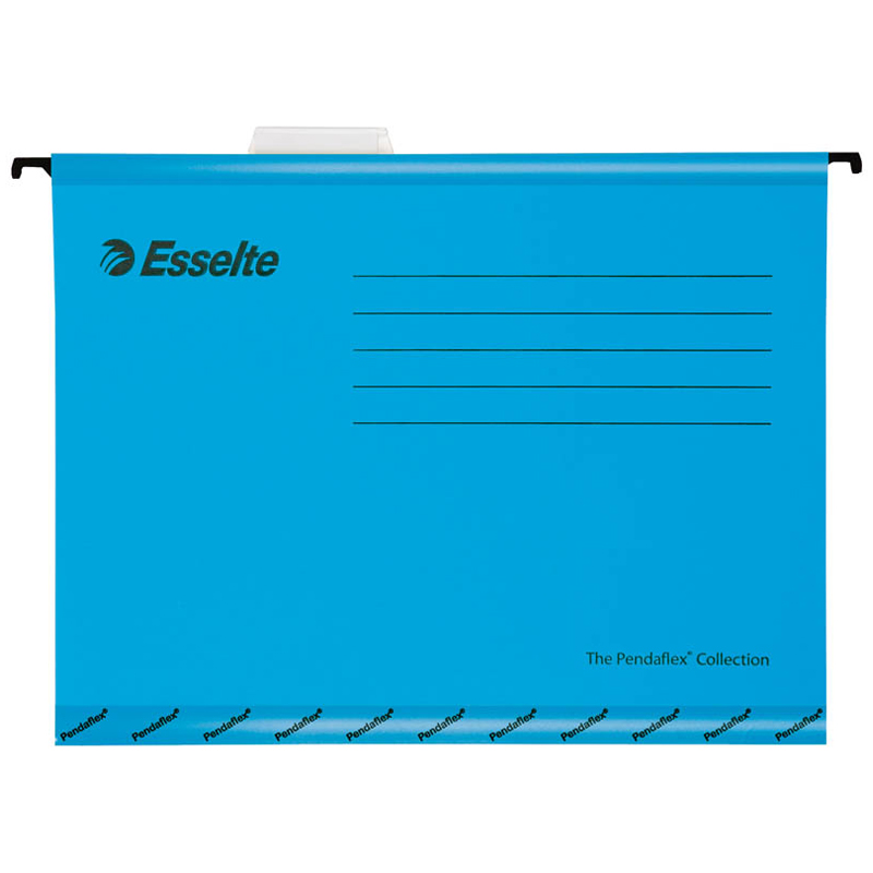 Подвесная папка Esselte "Pendaflex Plus Foolscap", 240*412мм, картон, 210г/м2, синяя оптом