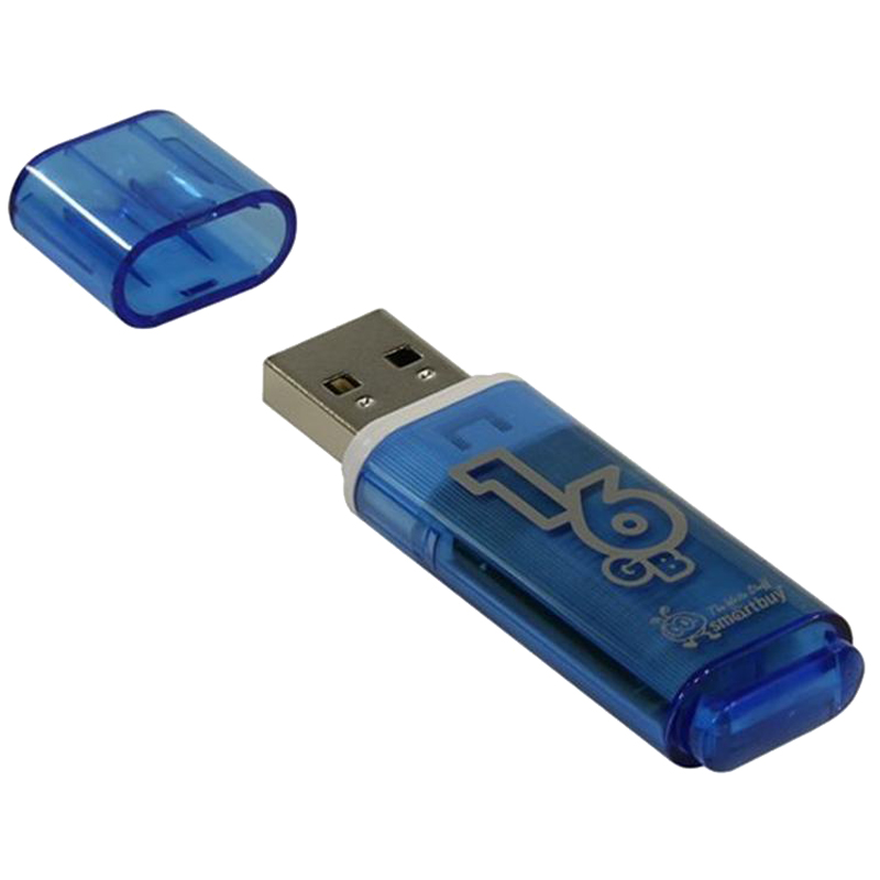  Smart Buy "Glossy"  16GB, USB 2.0 Flash Drive,  