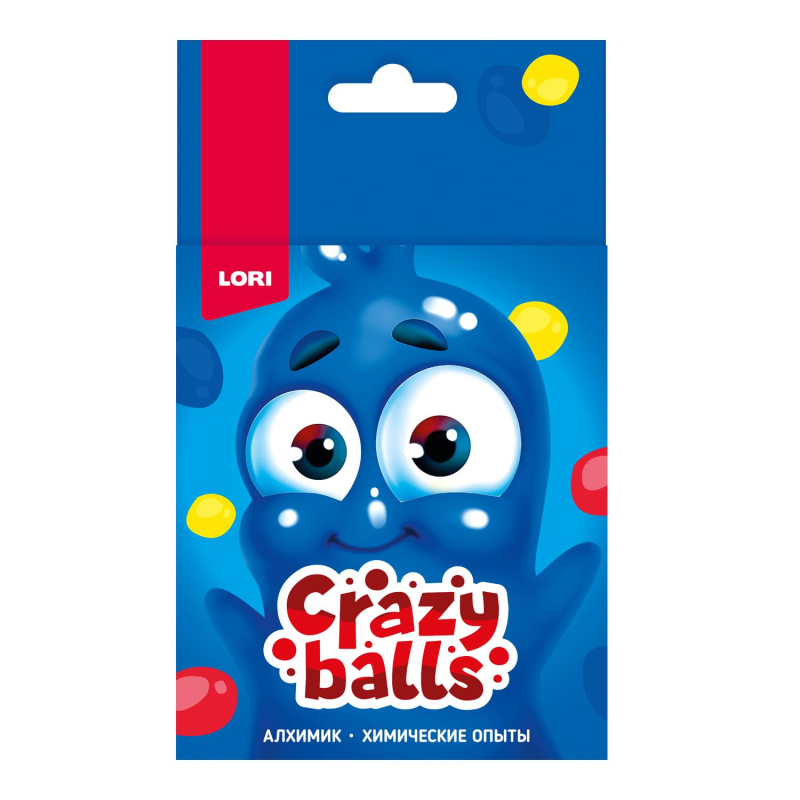 Набор химических опытов Crazy Balls Желтый, синий и красный шарики,Оп-101 оптом