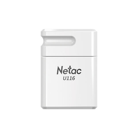 Флеш-диск 64 GB NETAC U116, USB 2.0, белый, NT03U116N-064G-20WH оптом