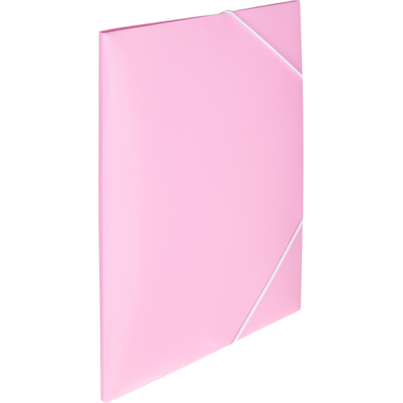Папка на резинках Attache Акварель А4, плотн 350мкм, розовая оптом